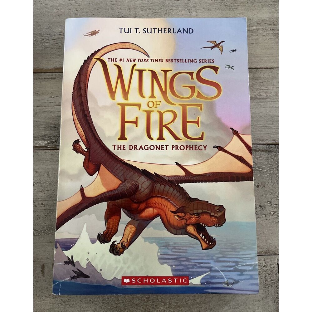 Wings of Fire, One The Dragnet Prophecy Tui T Sutherland Paperback Book